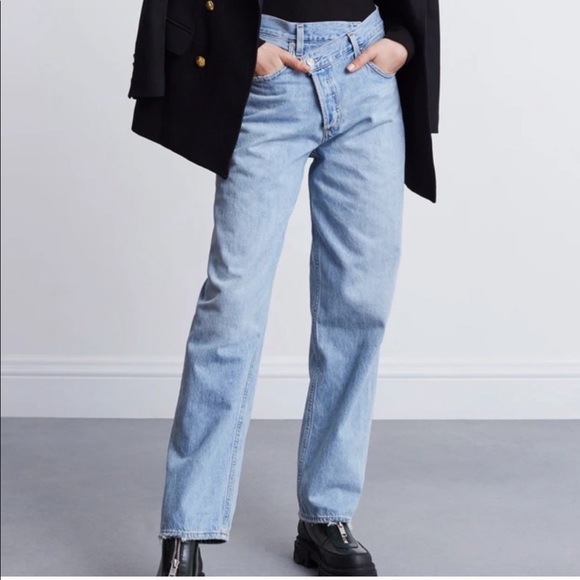 AGOLDE - Criss Cross Upsized Jean in Suburbia - Picture 6 of 7